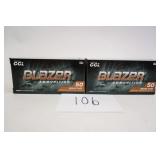 BLAZER 9MM LUGER 124GR FMJ 2 BOXES(100 RNDS)
