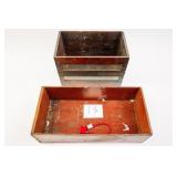 WOODEN BOX AND CRATE