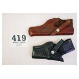 LEATHER REVOLVER HOLSTERS