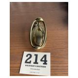 Brass door knocker