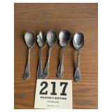 Five spoons