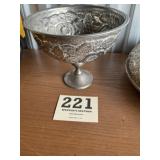 Silver plate fruit bowl