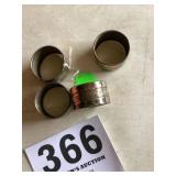 Set a four napkin rings