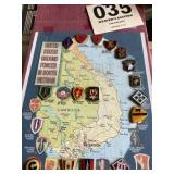 United States ground forces in South Vietnam pins