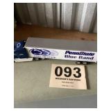 White on state blue band equipment trailer