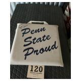 Penn State, Joe Paterno autographed seat cushion
