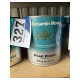 Benjamin Moore regal paint pearl finish.N310 01.