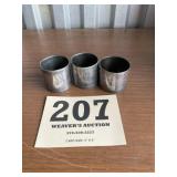 Three napkin rings