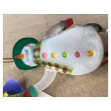 Skier snowman