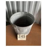 Galvanized bucket