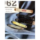 Assorted pocket knives