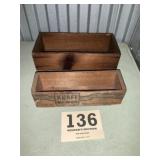 Vintage craft cheese box and another cheese box