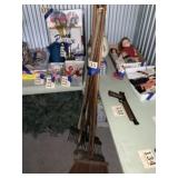 Garden tool lot