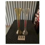 Budweiser plastic beer glasses