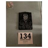 Kennedy wall plaque