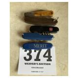 Swiss Army knife lot