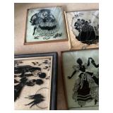 Vintage silhouettes