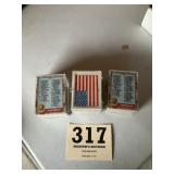 Three packs Desert Storm cards