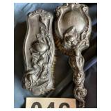 Silver plate brushes