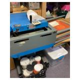 Morantz screen printing machine with inks