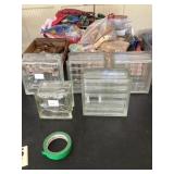 Lot of 5 Vintage Glass Wall Blocks