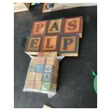 Lot of Assorted Wooden Blocks