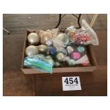 Vintage Christmas balls and decorations lot