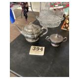 Vintage Tea Pot & Sugar container
