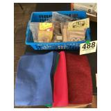 Assorted lot of Wooden Craft items & Felt material