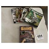 Gun book and magazines lot