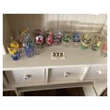 Vintage, drinking glasses, slot 2 of them with