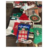 Assorted Christmas Cloth Decorations items