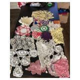 Lot of Handmade Doilies & Hotpads