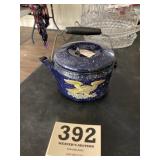 Blue Enamel Tea Pot