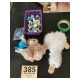 Assorted toys Smurfï¿½s, Boyd Bear and more