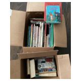 Lot of 2 boxes of books