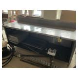 Restaurant, kitchen bar, racks and piping