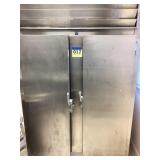 Two door refrigerator as found