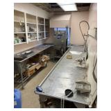 Industrial dish, dishwashing station energy, save