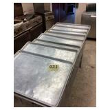 Nine baking trays
