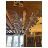 Bar glassware. Three rows as shown. Bring your