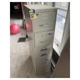 Five door file cabinet