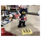 New outdoor decoration patriotic bear
