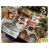 Holiday decorations lot
