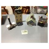 Handcrafted wooden decorations lot