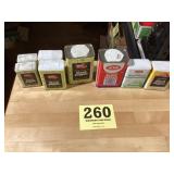 Old advertising spice tins lot