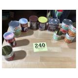 Old advertising tins lot