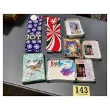 New Christmas cards and decorating bags