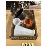 Assorted Glass & Metal ware