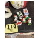 Lot of Snoopy Christmas Ornaments